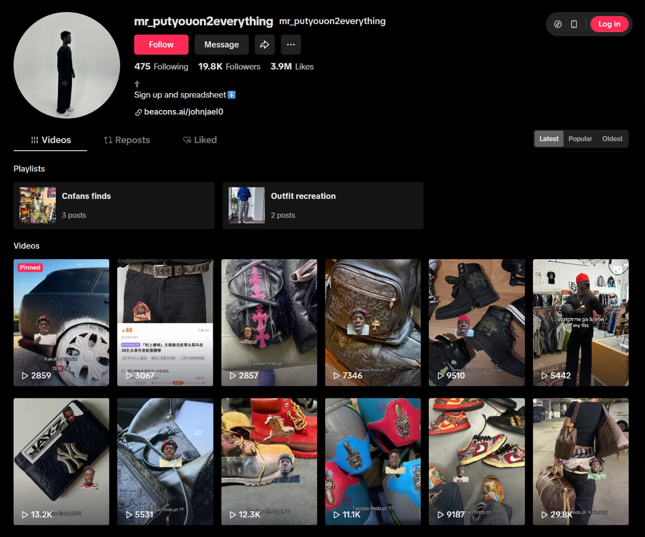 @mr_putyouon2everything TikTok Profile